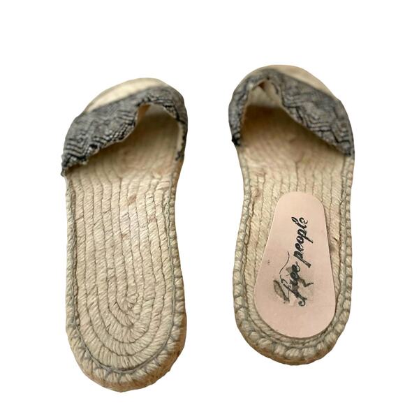 Free People Beach Front Slide Espadrille size 38 - Picture 5 of 7
